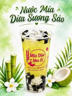 Hình ảnh Nước Mía Dừa Sương Sáo ( 500ml) 