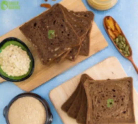 Hình ảnh Combo bánh mì đen mix hạt 600g - bơ lạc
