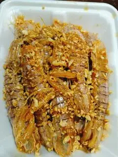 Hình ảnh tôm tích cháy tơi