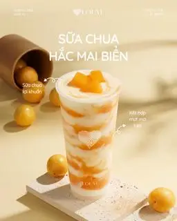 Hình ảnh Sữa chua hắc mai biển