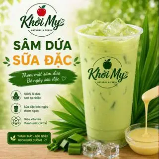 Hình ảnh sinh tố sâm dứa thơm mát cốc 700ml 