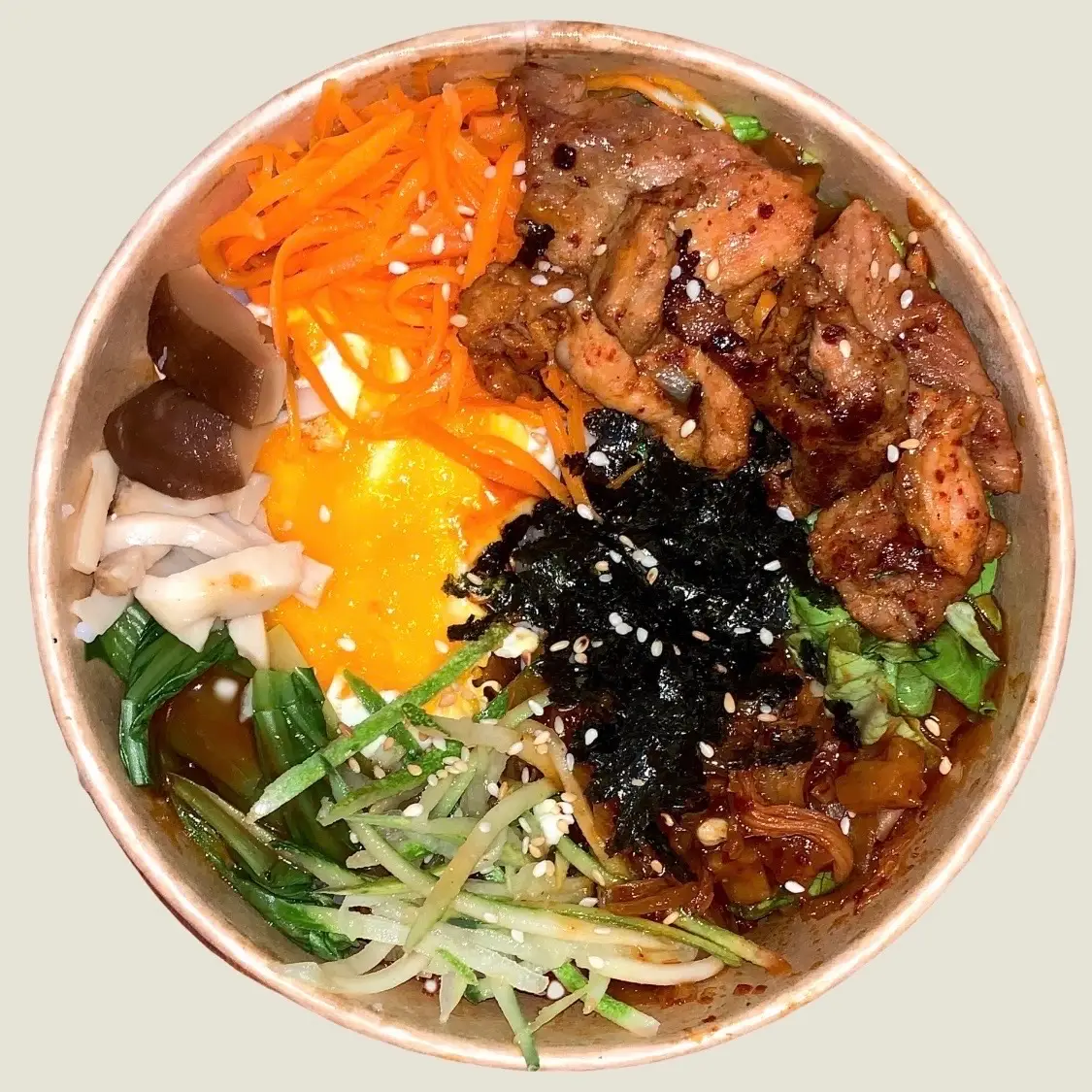 Hình ảnh Cơm Trộn Gà Chiên Xù ( 3 miếng gà )