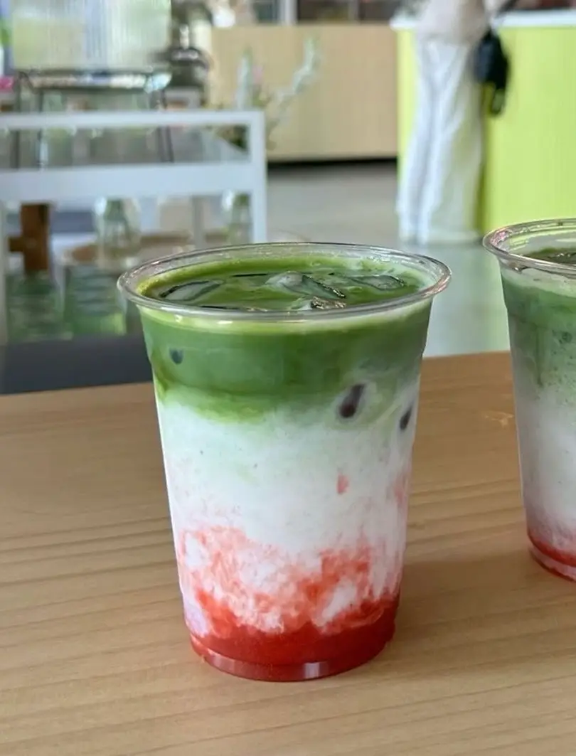 Hình ảnh Matcha Latte Dâu