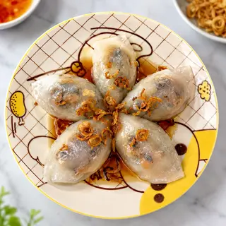 Hình ảnh Bánh xếp nấm xào (chay)