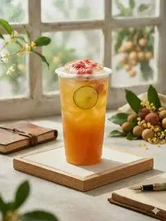 Hình ảnh TRÀ VẢI HOA HỒNG-700ml