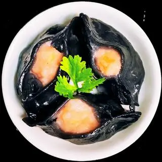 Hình ảnh Há Cảo Tôm Than Tre 竹碳鮮蝦餃