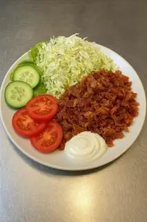 Hình ảnh Salad kebab đĩa