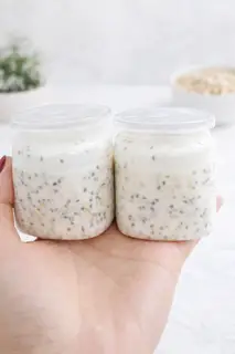 Hình ảnh sữa chua hạt chia Yến mạch không đường 