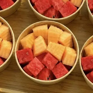 Hình ảnh Dưa hấu mix dưa vàng