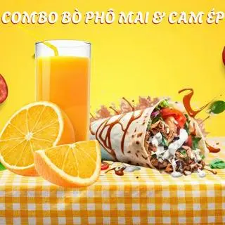 Hình ảnh Combo Bò Phô Mai & Cam Ép