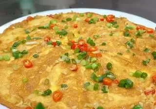 Hình ảnh TRỨNG CHIÊN HÀNH LÁ THỊT BẰM