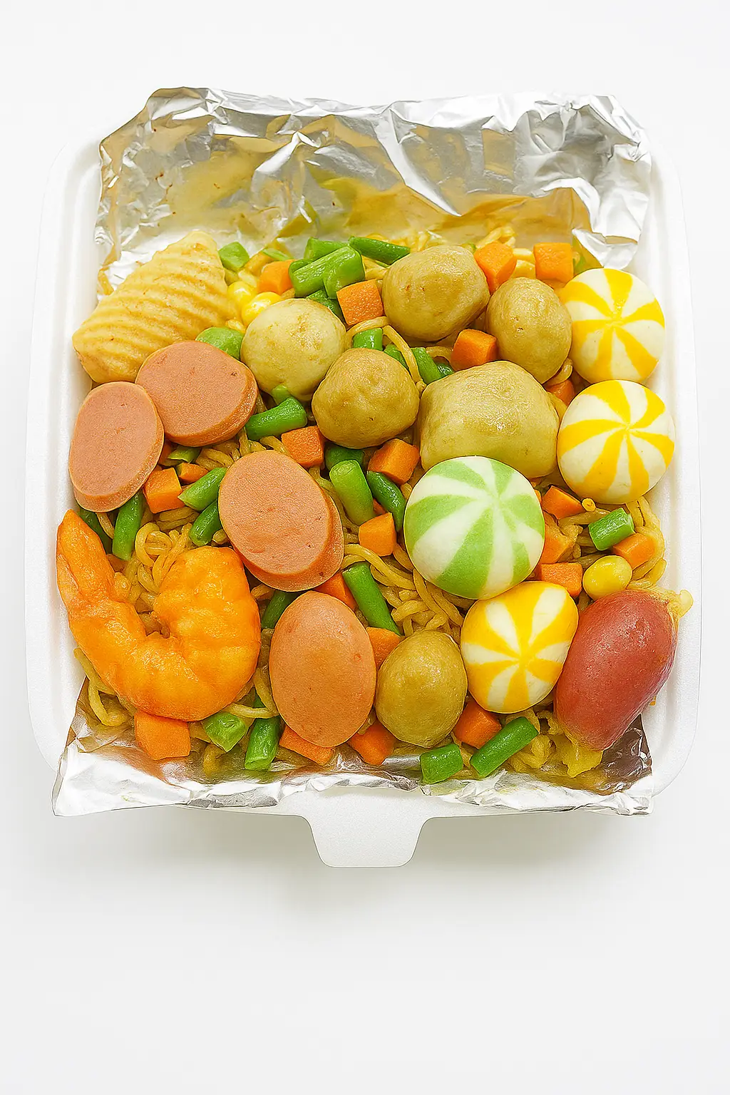Hình ảnh Mì trộn indomie siêu đặc biệt siêu ngon + cốc pepsi