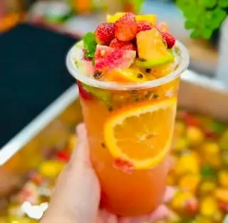 Hình ảnh Combo 5 trà nhiệt đới kèm 1 hướng dương