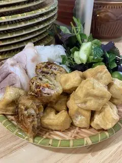 Hình ảnh Bún đậu - thịt- nem