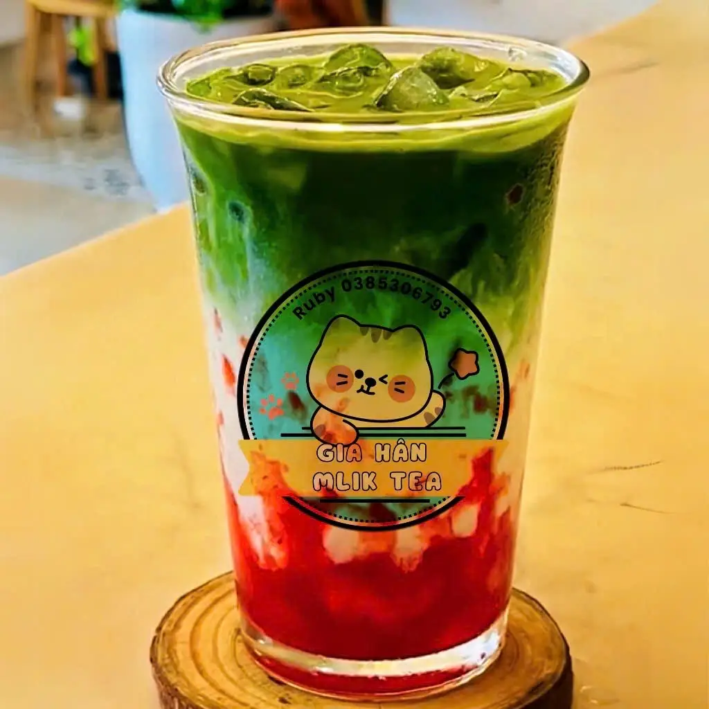 Hình ảnh Matcha sữa dâu
