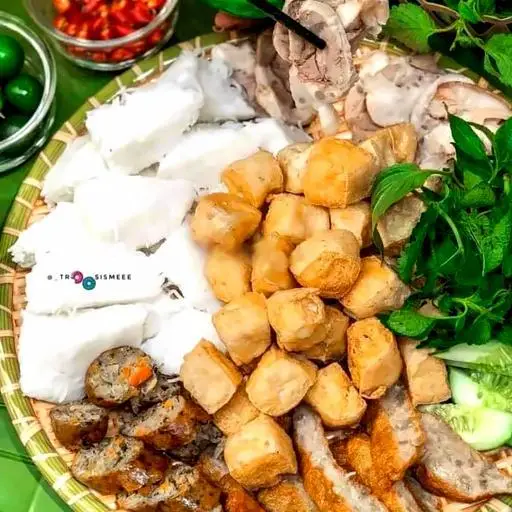 Hình ảnh Bún đậu nem - chả cốm - thịt - mắm tôm