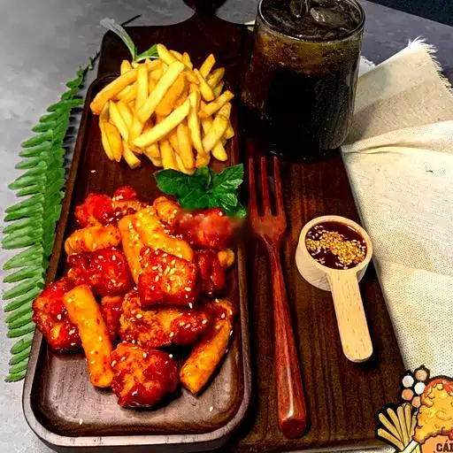 Hình ảnh Combo 1 : Gà Popcorn + Khoai Tây Chiên + Coca