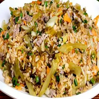 Hình ảnh cơm xào cải chua
