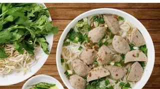 Hình ảnh hủ tiếu bò viên 