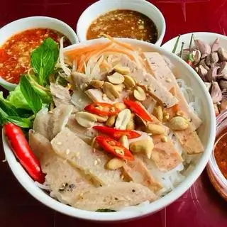 Hình ảnh Bún Thịt Luộc Mắm Nêm