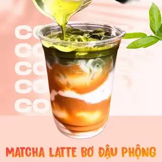 Hình ảnh Matcha Latte Bơ Đậu Phộng