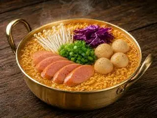 Hình ảnh Mì cay tomyum cá viên, xúc xích
