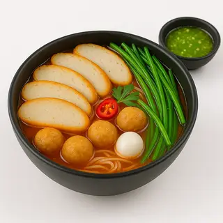 Hình ảnh Bún Thái Cá Viên ( 9 viên )