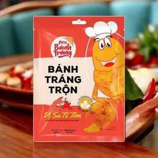 Hình ảnh Bánh tráng sa-tế tôm
