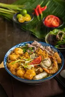 Hình ảnh Bún riêu tóp mỡ đầy đủ