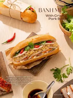 Hình ảnh Bánh mì thập cẩm đặc biệt chay