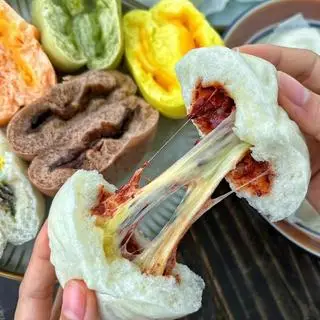 Hình ảnh bánh bao xá xíu phomai