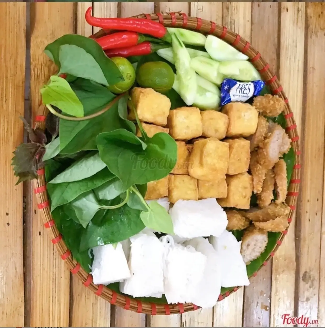 Hình ảnh Bún đậu nem chua(3cái)