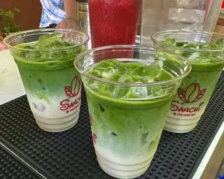 Hình ảnh Matcha latte sữa thanh trùng - 500ml