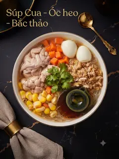 Hình ảnh Súp Cua-Óc heo-Bắc thảo (best seller)
