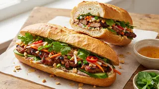 Hình ảnh Bánh mì thịt nướng