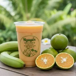 Hình ảnh Sinh Tố Chuối Cam