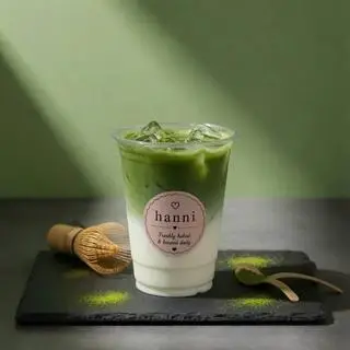 Hình ảnh Matcha latte sữa yến mạch - 500ml - Uji
