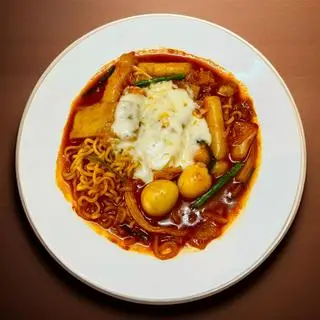 Hình ảnh phomai tokbokki ramen