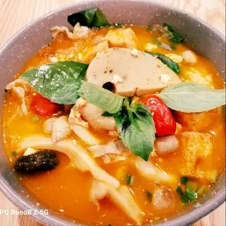 Hình ảnh Bún riêu chay( veg Vermiccelli w crab soup) 