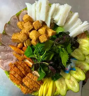 Hình ảnh BÚN ĐẬU PHẦN 2 NGƯỜI + 2 LY NƯỚC (PESSI TRÀ TẮC) 