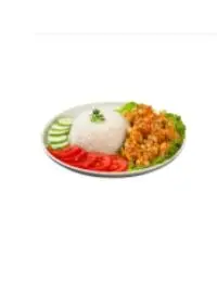 Hình ảnh Cơm gà viên chiên giòn 