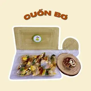 Hình ảnh Bánh tráng phơi sương cuốn bơ