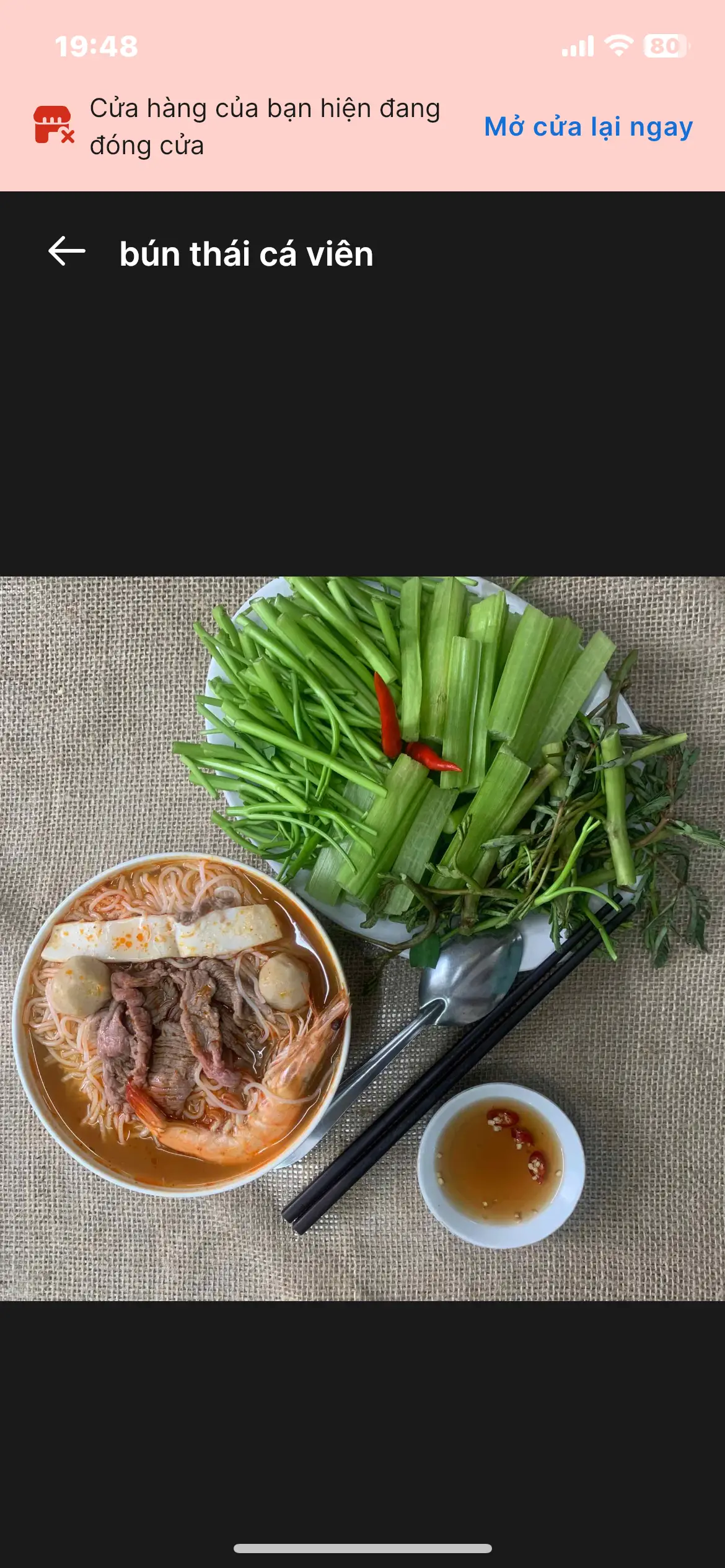 Hình ảnh Bún thái viên tự chọn