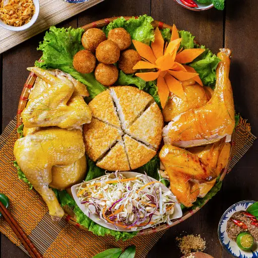 Hình ảnh Mẹt Gà 5 Món 