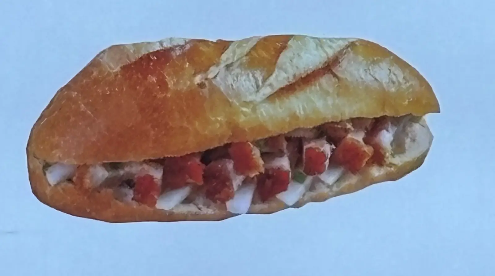 Hình ảnh Bánh mì pate heo quay