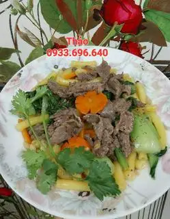 Hình ảnh Nui xào bò