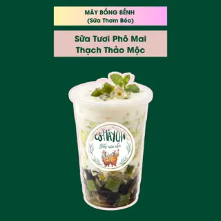 Hình ảnh Sữa tươi phô mai thạch thảo mộc - M