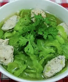 Hình ảnh CANH KHỔ QUA CÁ CHẢ