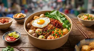 Hình ảnh Mì trộn indomie