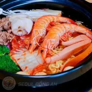 Hình ảnh mỳ cay Hải sản kim chi